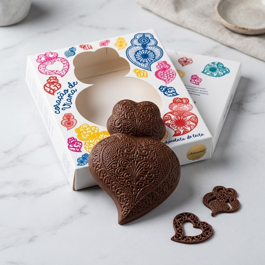 CORAÇÃO DE VIANA CHOC. LEITE 75 G